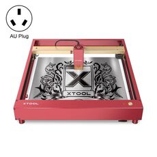 XTOOL P1030253 D1 Pro-10W Macchina per incisione e taglio laser fai-da-te ad alta precisione, Tipo di spina: Spina AU (rosso dorato)