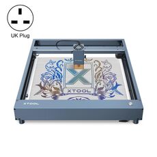 XTOOL D1 Pro-20W Macchina per incisione e taglio laser fai-da-te ad alta precisione, Tipo di spina: Spina britannica (grigio metallo)