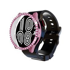 Per Samsung Galaxy Watch5 40mm / 44mm Cassa dell'orologio per PC cava diamantata (rosa)