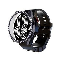 Per Samsung Galaxy Watch5 40mm / 44mm Cassa dell'orologio per PC cava diamantata (grigio metallo)