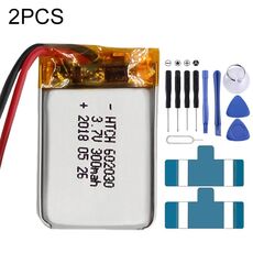 Sostituzione della batteria ai polimeri di litio 2 pezzi 602030 300 mAh