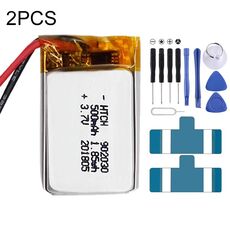 Sostituzione della batteria ai polimeri di litio 2 pezzi 902030 500 mAh