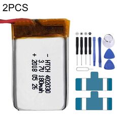 Sostituzione della batteria ai polimeri di litio 2 pezzi 402030 180 mAh
