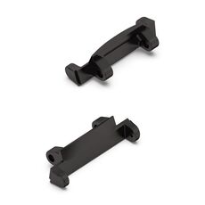 Per AMAZFIT T-Rex 2 2 in 1 connettori per cinturini in metallo (nero)