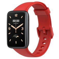 Per cinturino in silicone a tinta unita Xiaomi Mi Band 7 Pro (rosso)