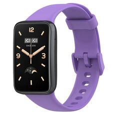 Per cinturino in silicone a tinta unita Xiaomi Mi Band 7 Pro (viola)