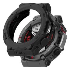 Per Amazfit T-Rex 2 Armor Hollow Custodia per orologio in TPU (nero)