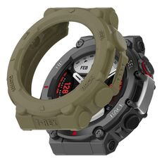 Custodia per orologio Amazfit T-Rex 2 Armor Hollow TPU (verde giungla)