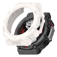 Per Amazfit T-Rex 2 Armor Hollow Custodia per orologio in TPU (Lvory White)