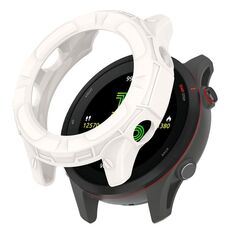 Per custodia dell'orologio Garmin Forerunner 255 Armor Hollow TPU (Lvory White)