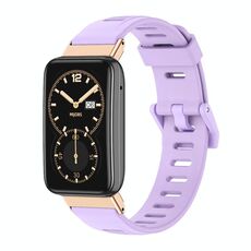 Per Xiaomi Mi Band 7 Pro Mijobs Cinturino in TPU con foro piatto (oro rosa viola)
