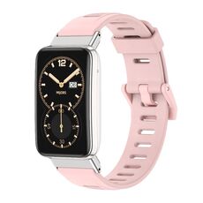 Per Xiaomi Mi Band 7 Pro Mijobs cinturino in TPU con foro piatto (argento rosa sporco)