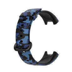 Per cinturino in silicone con stampa Xiaomi Mi Band 7 Pro (blu mimetico)