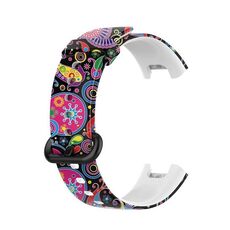 Per cinturino in silicone con stampa Xiaomi Mi Band 7 Pro (pavone)