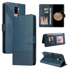 Per Samsung Galaxy S9 + GQ UTROBE Custodia per telefono in pelle magnetica con sensazione di pelle (blu)