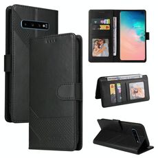 Per Samsung Galaxy S10 GQ UTROBE Custodia in pelle magnetica per telefono (nero)