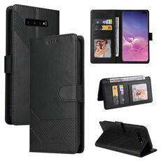 Per Samsung Galaxy S10+ GQ UTROBE Custodia in pelle magnetica per telefono (nero)