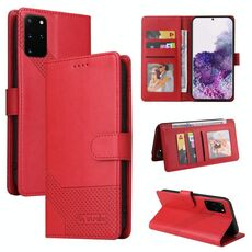 Per Samsung Galaxy S20+ GQ UTROBE Custodia in pelle magnetica per telefono (rosso)
