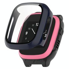Per Xplora X5 Play Children Watch PC + custodia protettiva integrata in vetro temperato (inchiostro blu)
