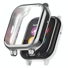 Per Gizmo Watch 1 Series Orologio per bambini a copertura totale Custodia protettiva galvanica in TPU (argento)