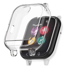 Per Gizmo Watch 1 Series Orologio per bambini a copertura totale Custodia protettiva per placcatura elettrolitica in TPU (bianco trasparente)