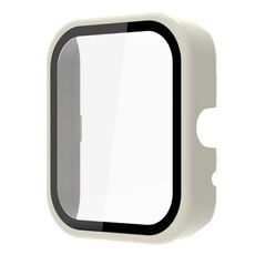 Per Xiaomi Maimo Watch PC + cassa dell'orologio integrata in vetro temperato (bianco)