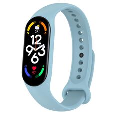 Per Xiaomi Mi Band 7 / 7NFC / 6/6 NFC / 5/5 NFC / Amazfit Band 5 Cinturino ufficiale in silicone (blu ufficiale)