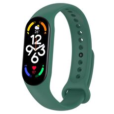Per Xiaomi Mi Band 7 / 7NFC / 6/6 NFC / 5/5 NFC / Amazfit Band 5 Cinturino ufficiale in silicone (verde ufficiale)
