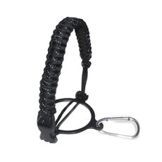 2 PCS Outdoor Camping Moschettone multifunzionale per bottiglia d'acqua Manico (nero riflettente)