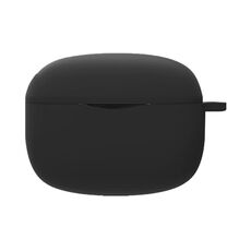 Custodia in silicone per auricolari Bluetooth di colore puro per SoundPEATS Air3 Pro (nero)