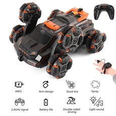 MoFun JC03 2.4G Auto acrobatica con spray alla deriva a sei ruote