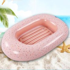 Giocattoli gonfiabili dell'acqua del kayak dell'acqua della barca gonfiabile dei bambini 95x65x22cm (rosa)