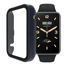 Per Xiaomi Mi Band 7 Pro PC + cassa dell'orologio integrata in vetro temperato (inchiostro blu)