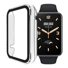 Per Xiaomi Mi Band 7 Pro PC + cassa dell'orologio integrata in vetro temperato (bianco trasparente)