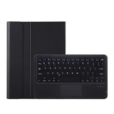 OP12-AS Pelle di agnello Texture Custodia in pelle ultrasottile con tastiera Bluetooth con touchpad e retroilluminazione per OPPO Pad Air 10,4 pollici (nero)