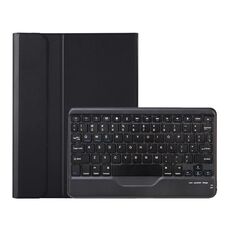 Custodia in pelle per tastiera Bluetooth ultrasottile con struttura in pelle di agnello OP12-B per OPPO Pad Air 10,4 pollici (nero)