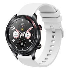 Cinturino per orologio in silicone morbido a tinta unita For Honor Watch Dream da 22 mm (bianco)