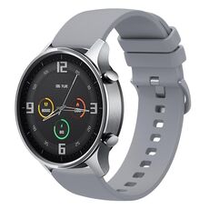 Per Xiaomi Watch Color 22mm Cinturino in silicone morbido a tinta unita (grigio)