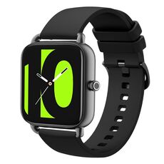 Per Xiaomi Haylou RS4 LS12 Cinturino per orologio in silicone morbido a tinta unita da 22 mm (nero)