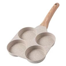 Pentola antiaderente per hamburger all'uovo in pietra Maifan a quattro fori Fornello a induzione universale