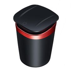 Posacenere portatile in metallo per auto LED integrato (rosso)