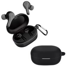 Per Edifier Xemal X5 Custodia in silicone per auricolari Bluetooth senza fili di colore puro (nero)