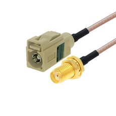 Cavo coassiale RG316 di prolunga dell'antenna da 20 cm (da SMA femmina a Fakra I femmina)