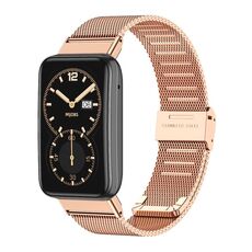 Per Xiaomi Mi Band 7 Pro Mijobs Cinturino in acciaio inossidabile con fibbia Milano (oro rosa)