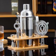 BY-7 7 in 1 Set da barista in acciaio inossidabile Bar Bartending Tools, Spec: 750ml