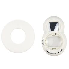 Mini specchio per selfie con obiettivo per fotocamera digitale + set di cerchi ausiliari per FUJIFILM Instax Mini7+ (bianco)