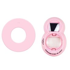 Mini specchio per selfie con obiettivo per fotocamera digitale + set di cerchi ausiliari per FUJIFILM Instax Mini7+ (rosa)