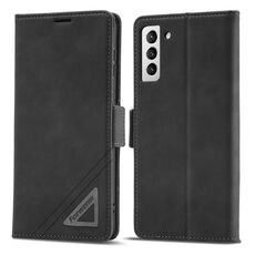 Per Samsung Galaxy S22 + 5G Forwenw Custodia per telefono in pelle con fibbia dual-side (nera)