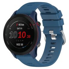 Per Xiaomi MI Watch S1 Cinturino per orologio in silicone morbido a tinta unita da 22 mm (blu)