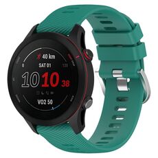 Per Xiaomi MI Watch S1 Cinturino per orologio in silicone morbido a tinta unita da 22 mm (verde)